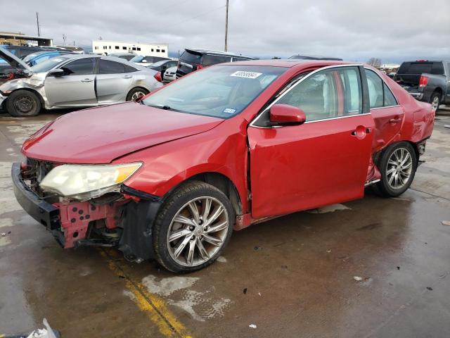 4T1BF1FK2CU542134 - 2012 TOYOTA CAMRY BASE RED photo 1