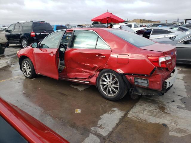 4T1BF1FK2CU542134 - 2012 TOYOTA CAMRY BASE RED photo 2