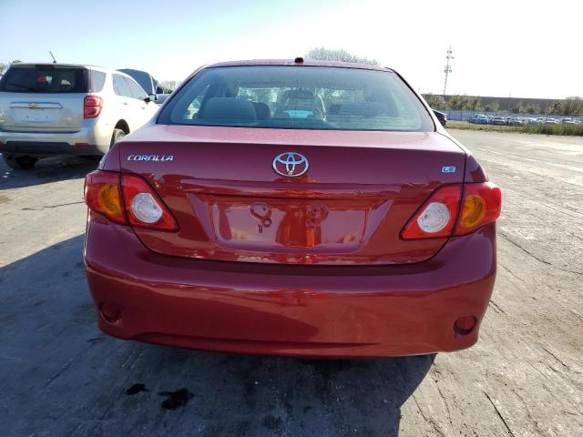 1NXBU40E29Z032997 - 2009 TOYOTA COROLLA BASE RED photo 6