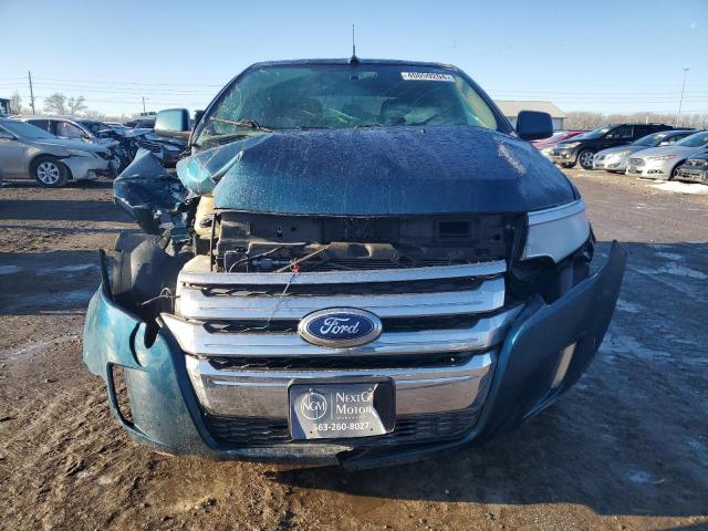 2FMDK3JC2BBA14582 - 2011 FORD EDGE SEL TEAL photo 5