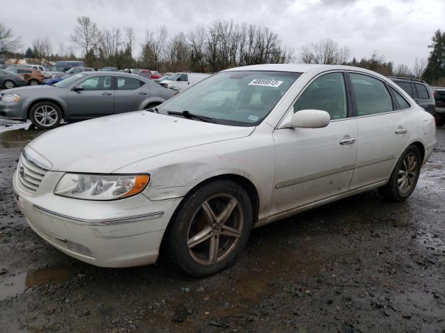 KMHFC46F87A212908 - 2007 HYUNDAI AZERA SE WHITE photo 1