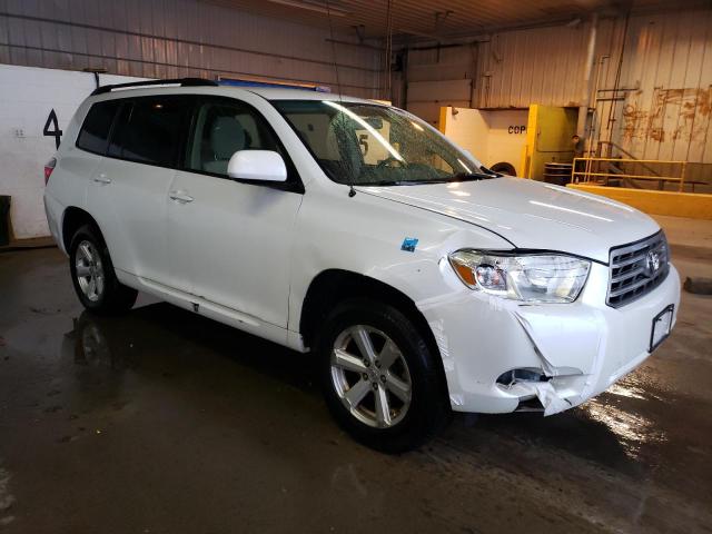 JTEDS41A892080610 - 2009 TOYOTA HIGHLANDER WHITE photo 4