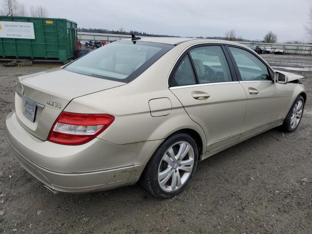 WDDGF8BB6AF466644 - 2010 MERCEDES-BENZ C300 300 4MATIC BEIGE photo 3