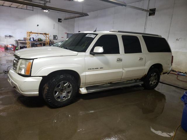 3GYFK66N85G228383 - 2005 CADILLAC ESCALADE ESV WHITE photo 1