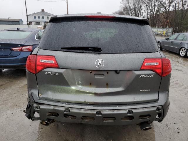 2HNYD283X8H505773 - 2008 ACURA MDX TECHNOLOGY CHARCOAL photo 6