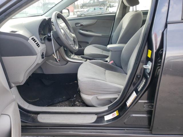 JTDBU4EE0A9113324 - 2010 TOYOTA COROLLA BASE GRAY photo 7