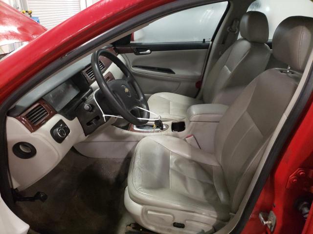 2G1WT58N089169850 - 2008 CHEVROLET IMPALA LT RED photo 7