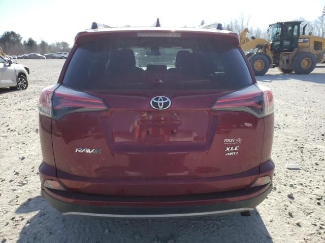 2T3RFREV4JW809691 - 2018 TOYOTA RAV4 ADVENTURE RED photo 6