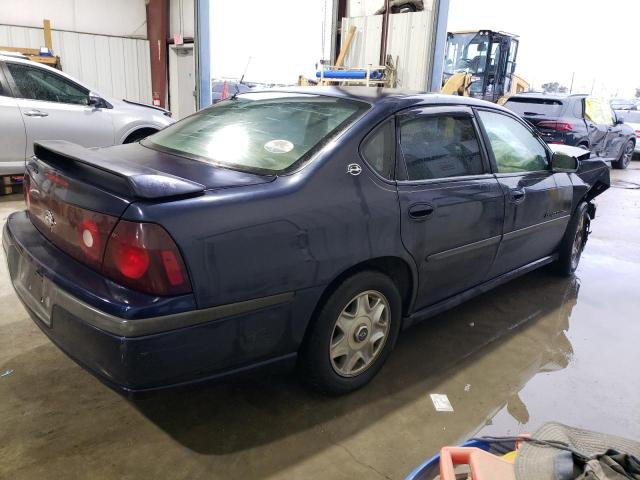 2G1WH55K529339011 - 2002 CHEVROLET IMPALA LS BLUE photo 3