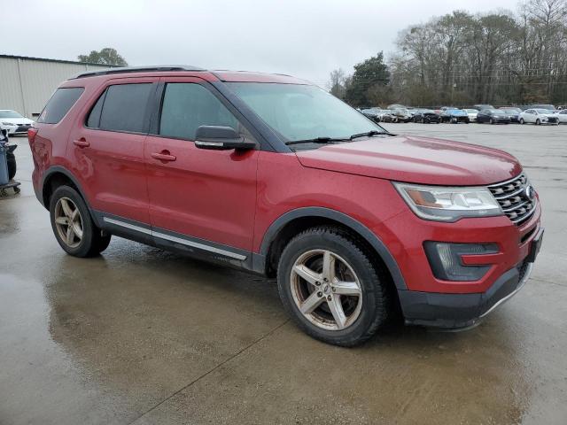 1FM5K8DH8GGB40471 - 2016 FORD EXPLORER XLT RED photo 4