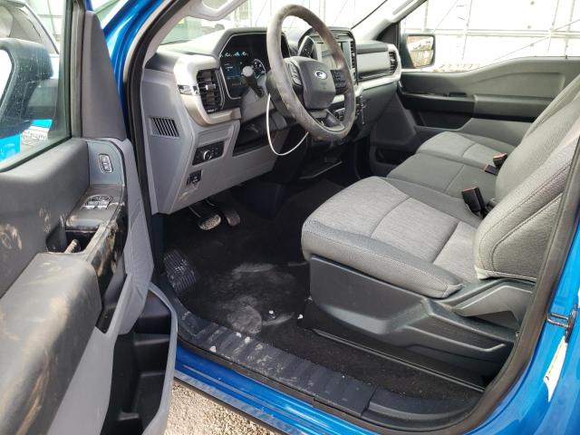 1FTMF1EB9MKD73970 - 2021 FORD F150 BLUE photo 8