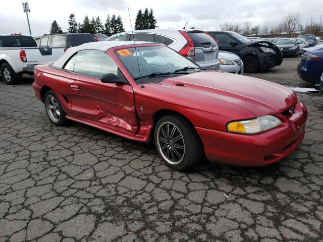 1FALP444XTF172797 - 1996 FORD MUSTANG RED photo 4