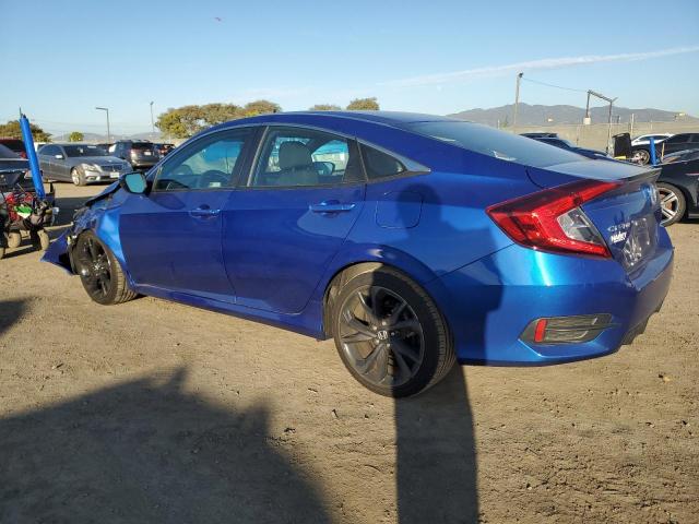 2HGFC2F83LH601057 - 2020 HONDA CIVIC SPORT BLUE photo 2