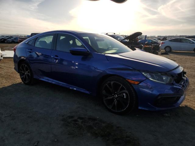 2HGFC2F83LH601057 - 2020 HONDA CIVIC SPORT 蓝色 照片 4