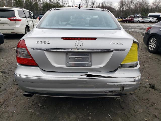 WDBUF87X19B399308 - 2009 MERCEDES-BENZ E 350 4MATIC SILVER photo 6