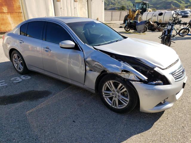 JN1DV6AP8BM604380 - 2011 INFINITI G25 BASE SILVER photo 4