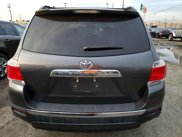 5TDZK3EH9DS141704 - 2013 TOYOTA HIGHLANDER BASE أسود صورة 6