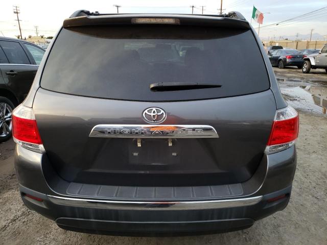 5TDZK3EH9DS141704 - 2013 TOYOTA HIGHLANDER BASE BLACK photo 6