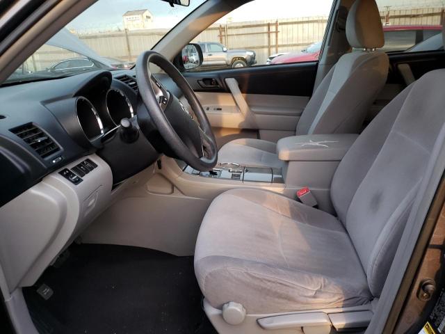 5TDZK3EH9DS141704 - 2013 TOYOTA HIGHLANDER BASE أسود صورة 7