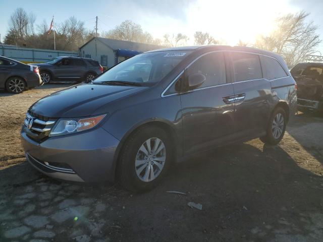 5FNRL5H64FB108636 - 2015 HONDA ODYSSEY EXL GRAY photo 1