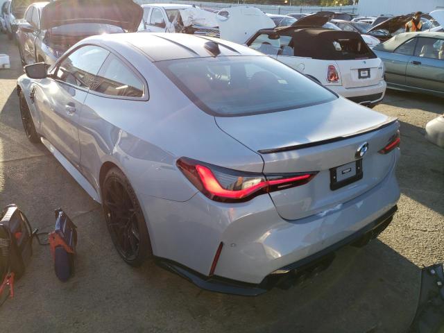 WBS33AZ08NCK30798 - 2022 BMW M4 COMPETITION SILVER photo 2