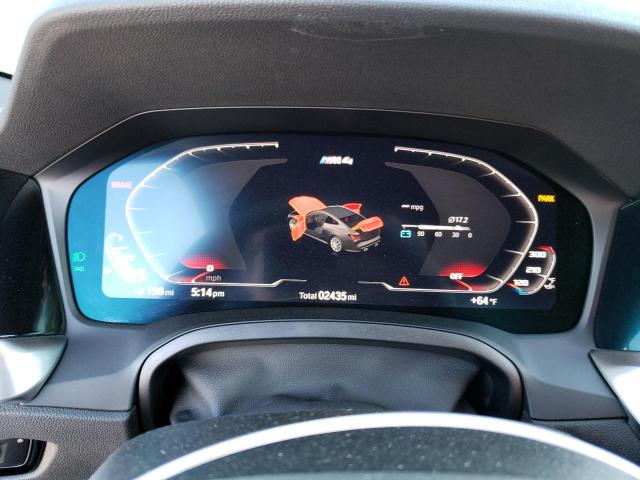 WBS33AZ08NCK30798 - 2022 BMW M4 COMPETITION SILVER photo 9