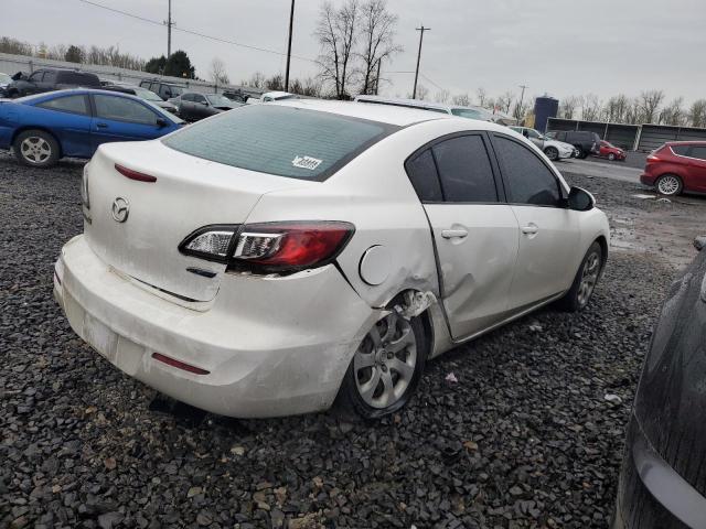 JM1BL1U75D1759983 - 2013 MAZDA 3 I WHITE photo 3