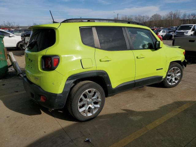 ZACCJABB8JPJ26338 - 2018 JEEP RENEGADE LATITUDE GREEN photo 3