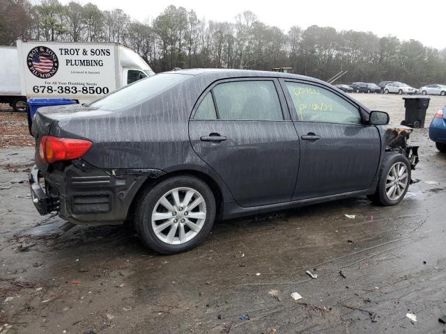 JTDBL40E89J029532 - 2009 TOYOTA COROLLA BASE GRAY photo 3