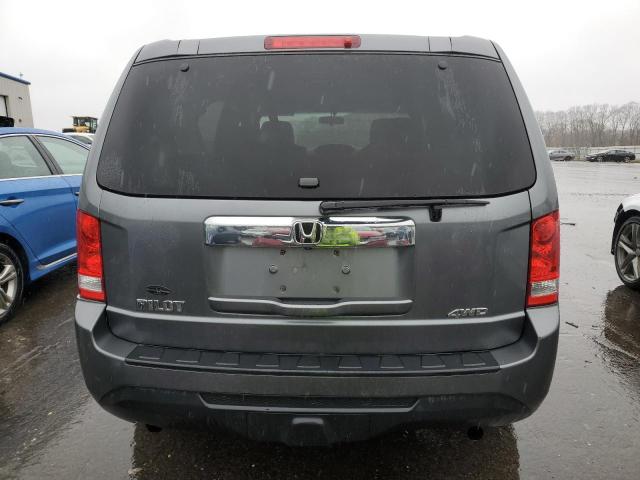 5FNYF4H25DB034652 - 2013 HONDA PILOT LX BLACK photo 6