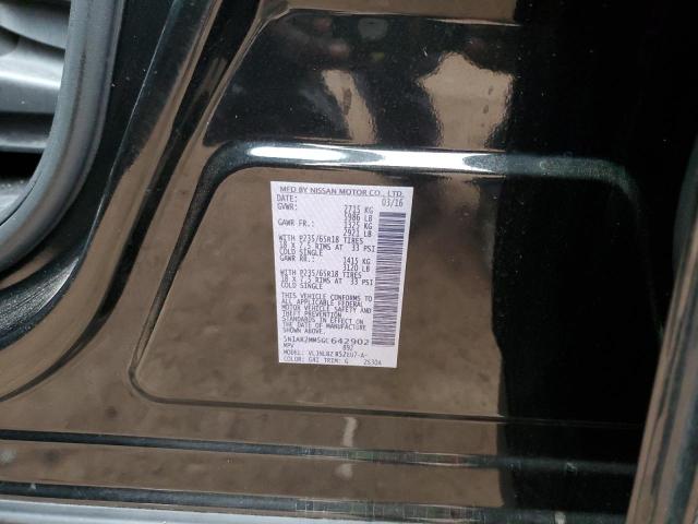 5N1AR2MM5GC642902 - 2016 NISSAN PATHFINDER S BLACK photo 13