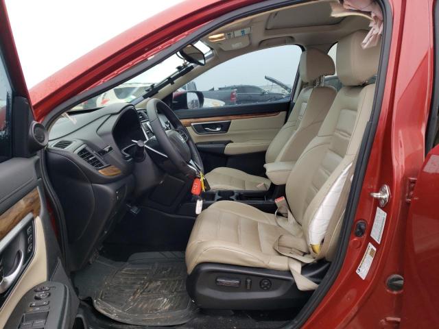 2HKRW1H89JH501978 - 2018 HONDA CR-V EXL MAROON photo 7