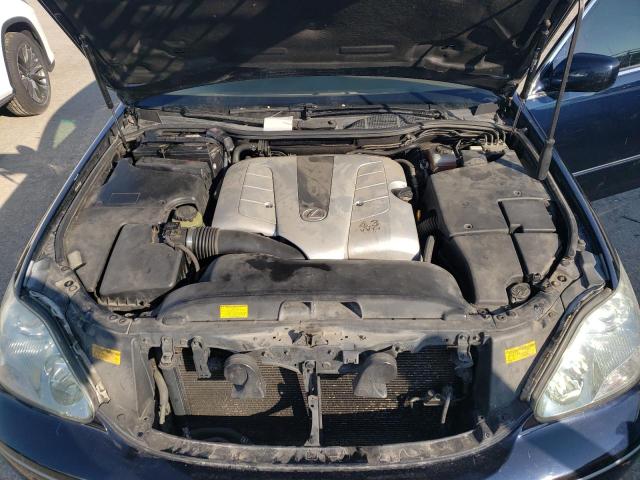 JTHBN36F955004306 - 2005 LEXUS LS 430 BLUE photo 11