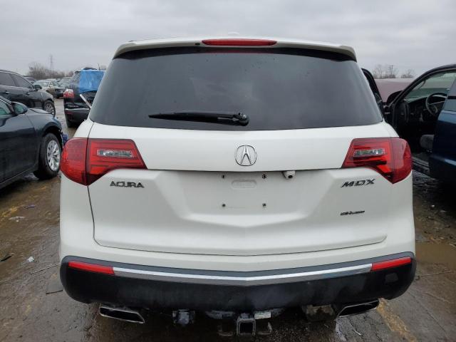 2HNYD2H44AH501684 - 2010 ACURA MDX TECHNOLOGY WHITE photo 6