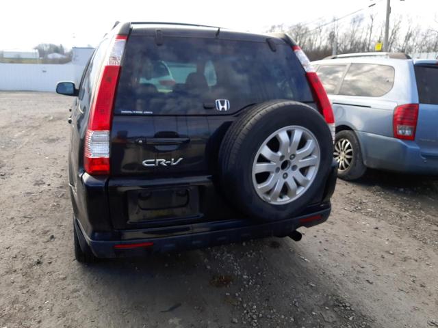 JHLRD78936C040154 - 2006 HONDA CR-V SE BLACK photo 6