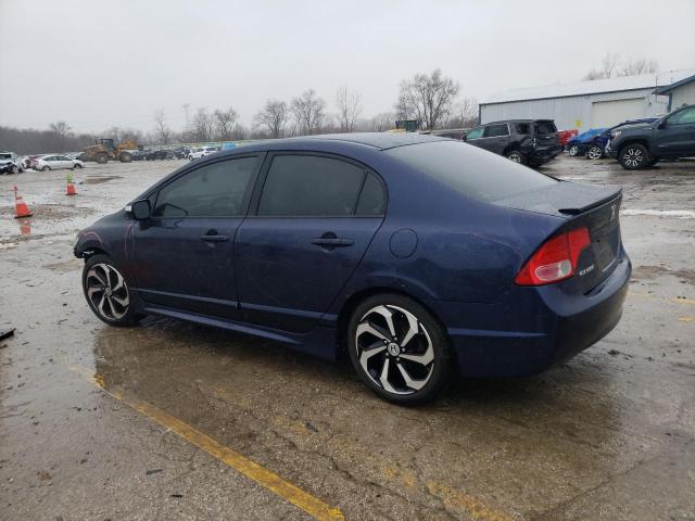 1HGFA16978L032037 - 2008 HONDA CIVIC EXL BLUE photo 2