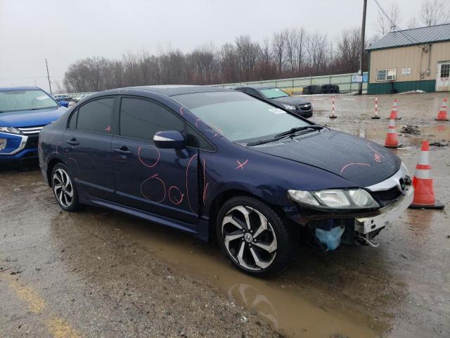 1HGFA16978L032037 - 2008 HONDA CIVIC EXL ლურჯი ფოტო 4