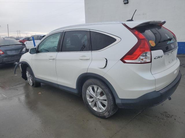 5J6RM4H79EL099034 - 2014 HONDA CR-V EXL WHITE photo 2