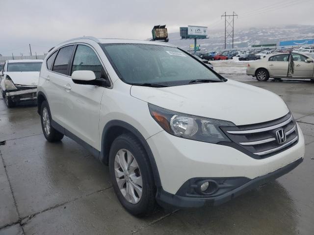 5J6RM4H79EL099034 - 2014 HONDA CR-V EXL WHITE photo 4