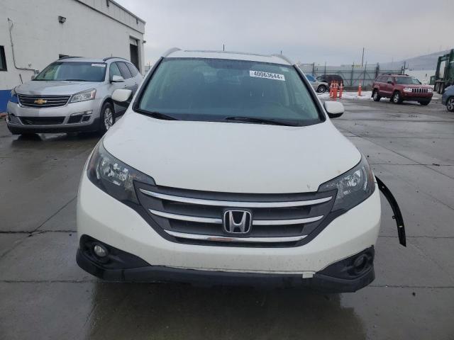 5J6RM4H79EL099034 - 2014 HONDA CR-V EXL WHITE photo 5