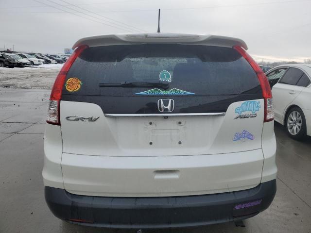 5J6RM4H79EL099034 - 2014 HONDA CR-V EXL WHITE photo 6