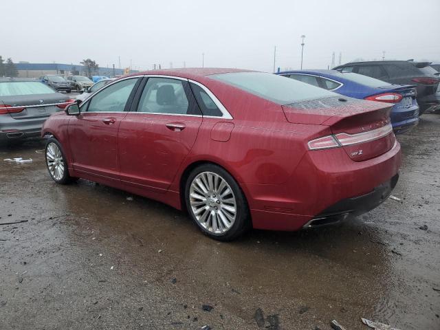 3LN6L2G98FR610380 - 2015 LINCOLN MKZ RED photo 2