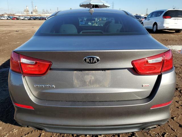 5XXGM4A77EG342556 - 2014 KIA OPTIMA LX GRAY photo 6