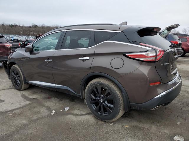 5N1AZ2MH5JN165080 - 2018 NISSAN MURANO S GRAY photo 2