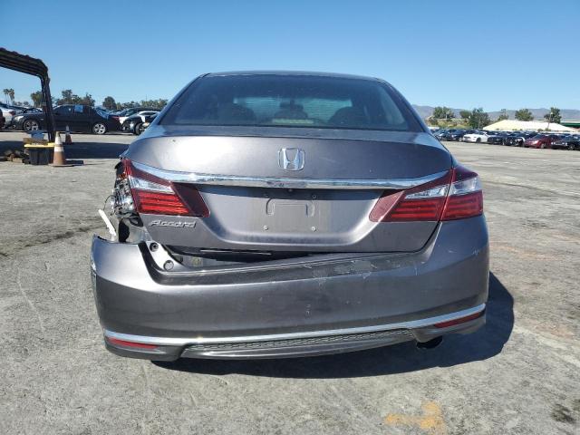 1HGCR2F37HA264839 - 2017 HONDA ACCORD LX GRAY photo 6