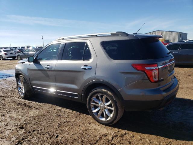 1FM5K7D86EGC48353 - 2014 FORD EXPLORER XLT GRAY photo 2