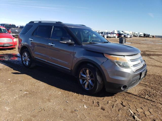 1FM5K7D86EGC48353 - 2014 FORD EXPLORER XLT GRAY photo 4