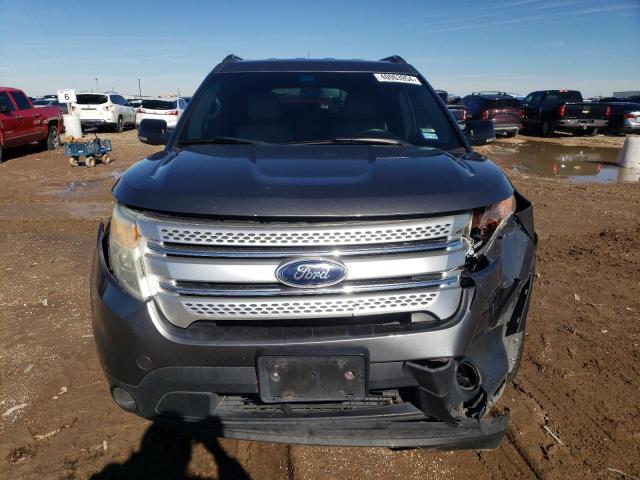 1FM5K7D86EGC48353 - 2014 FORD EXPLORER XLT GRAY photo 5