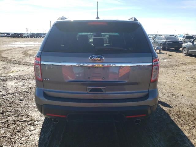 1FM5K7D86EGC48353 - 2014 FORD EXPLORER XLT GRAY photo 6