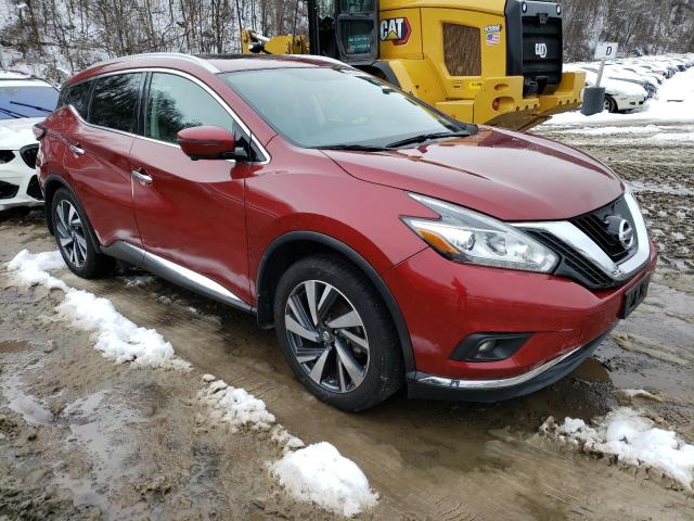 5N1AZ2MH1JN159888 - 2018 NISSAN MURANO S RED photo 4